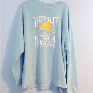 Pastel Teal Salty Dog Cafe Women's Sweater 2X
